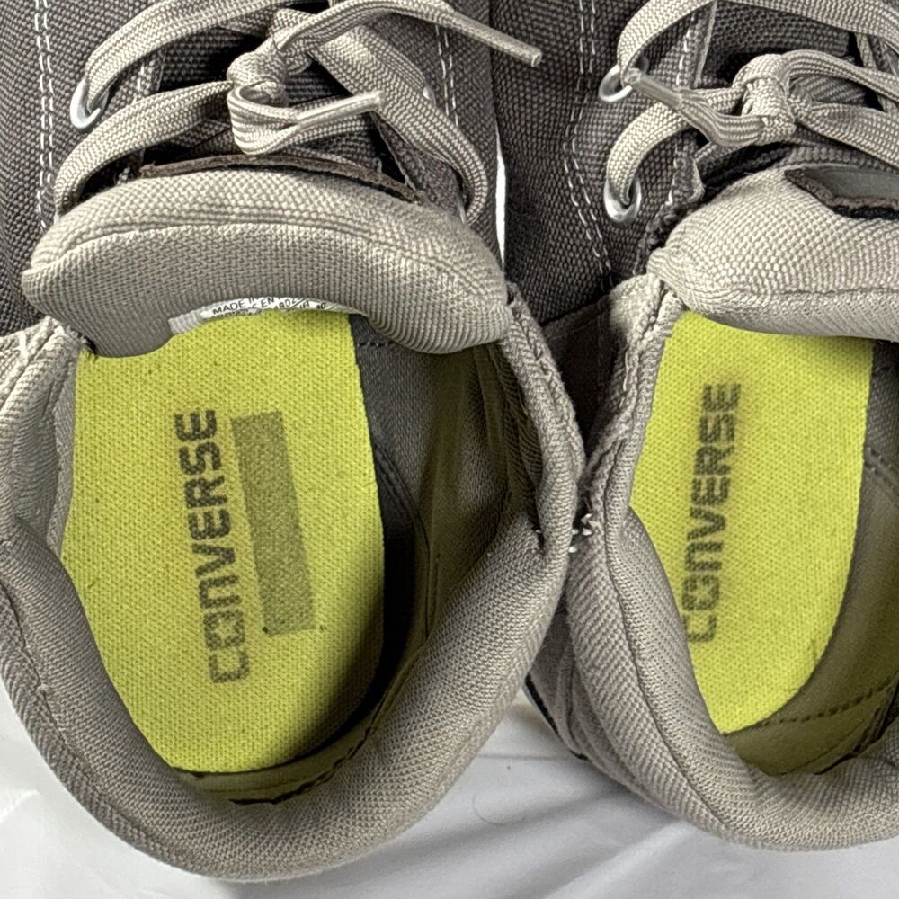 Converse All Star Chuck Taylor Gray/Olive Hightop Sneakers (Men’s 12 Women’s 14) - Picture 6 of 7
